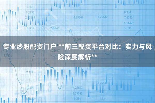 专业炒股配资门户 **前三配资平台对比：实力与风险深度解析**
